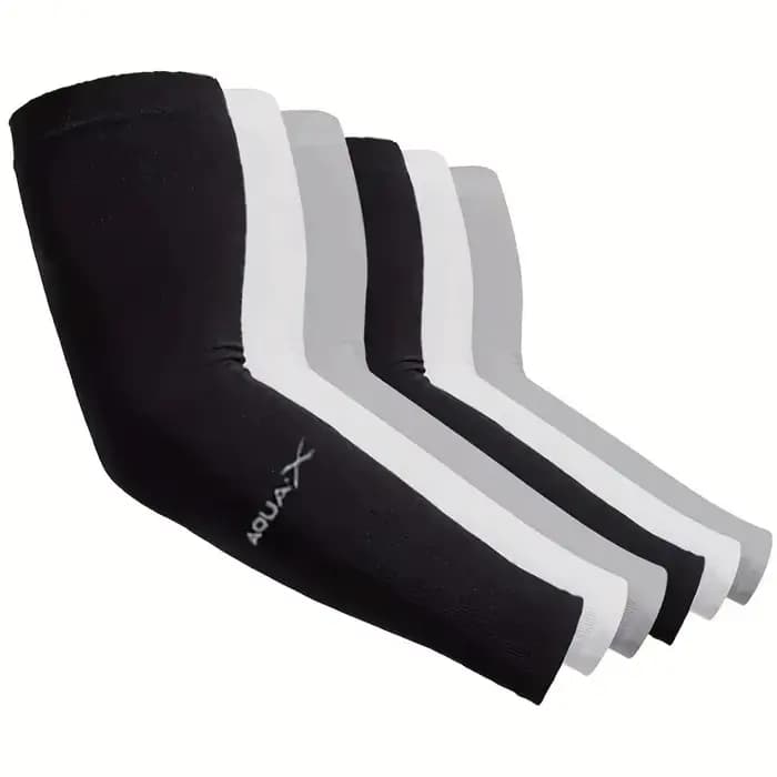 3 paires de manchons de protection solaire UV pour les bras – Protection respirante, utilisables pour la conduite, les sports, la randonnée et les activités estivales en plein air
