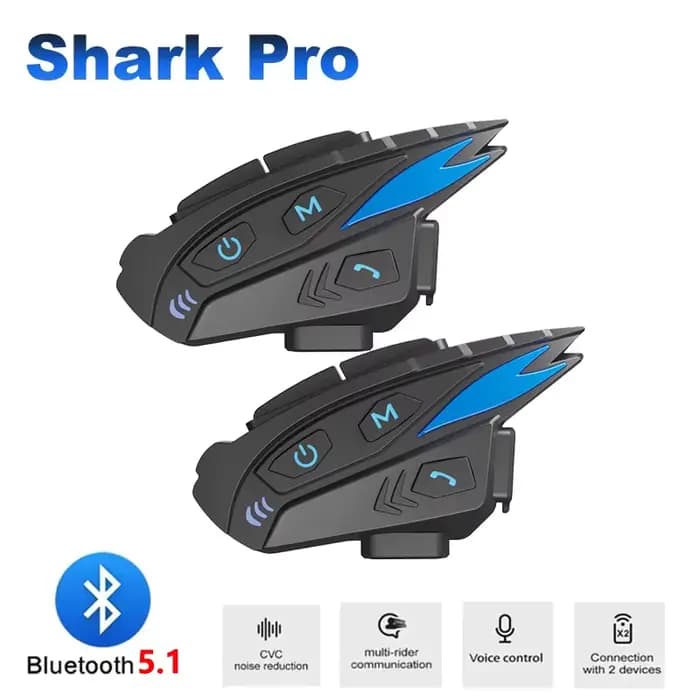 Shark Pro casque de moto Bluetooth interphone