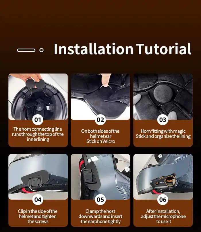 Casque de moto Surround 3D
