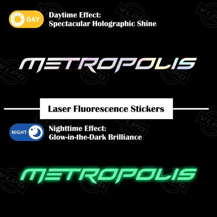 Autocollants Laser imperméables pour moto