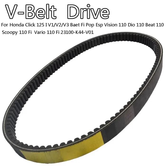 Courroie de transmission V-Belt Click125 IV1/2/V3 Beat Fi/Pop/Esp/110S Vision/NSC/Dio110 Scoopy/Vario110Fi Zoomer-X Moove 23100-K44-V01