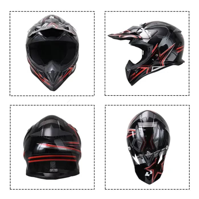 Uchoose haute qualité moto hors route casque de course ATV forêt DH VTT