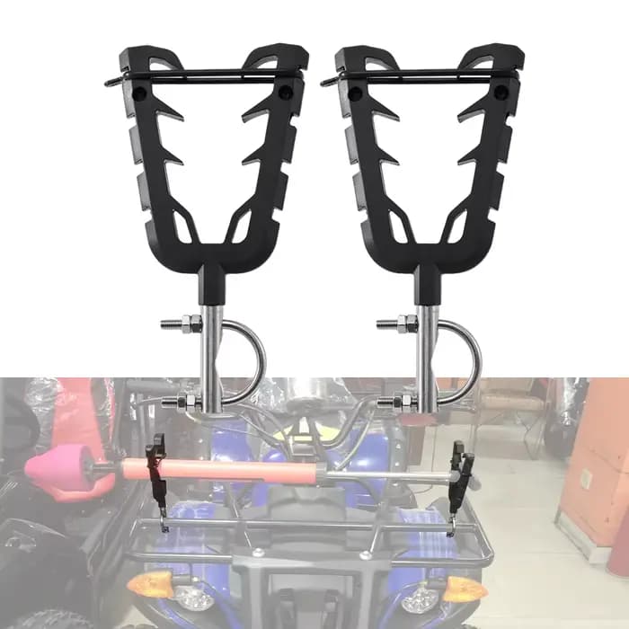 Support de fusil simple pour quad, V-Grip, compatible Polaris, pour ATV et UTV
