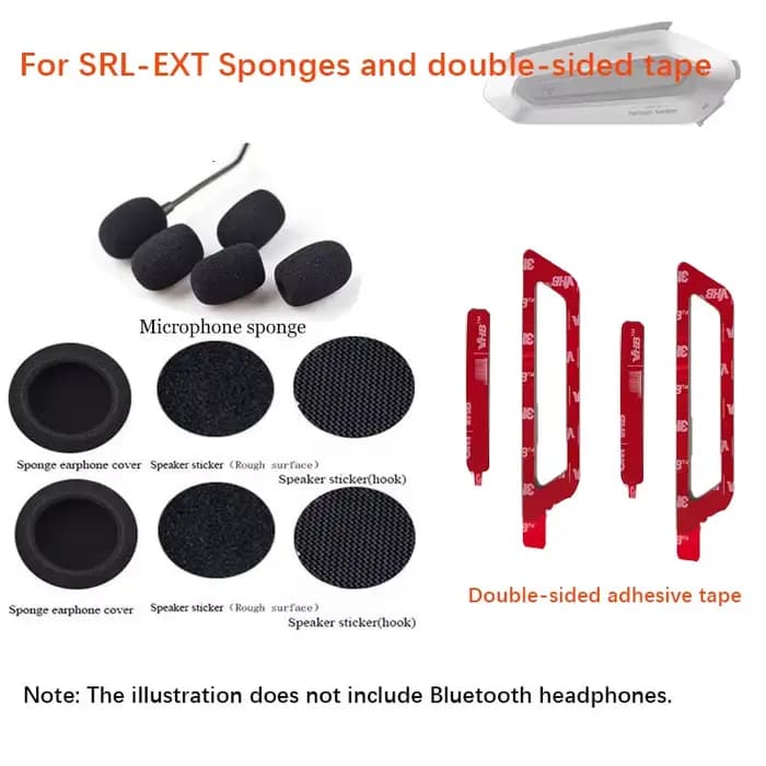 Accessoire de casque Bluetooth pour casque de moto pour SENA SRL-EXT