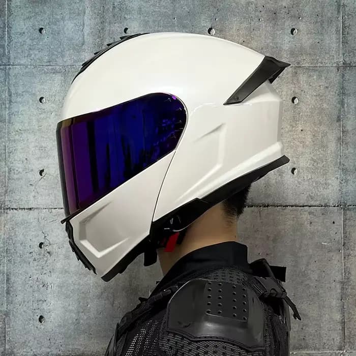 Casque de moto, casque à double objectif