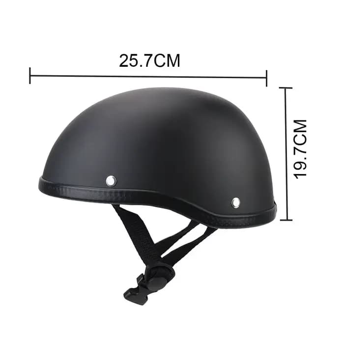 Casque demi-visage léger réglable