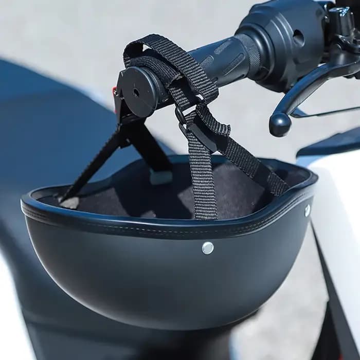 Casque de moto demi-visage Vintage café Racer rétro Scooter Jet