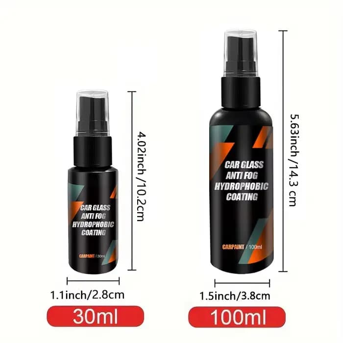 Spray hydrofuge pour casque de moto