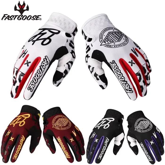 Nouveaux gants de moto multicolores pour la course