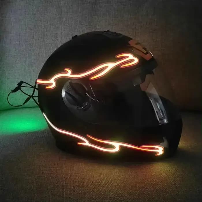 4 en 1 casque LED lumière froide Mod Kit vélo
