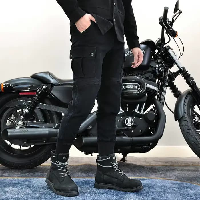 Pantalon de moto pour homme en Kevlar