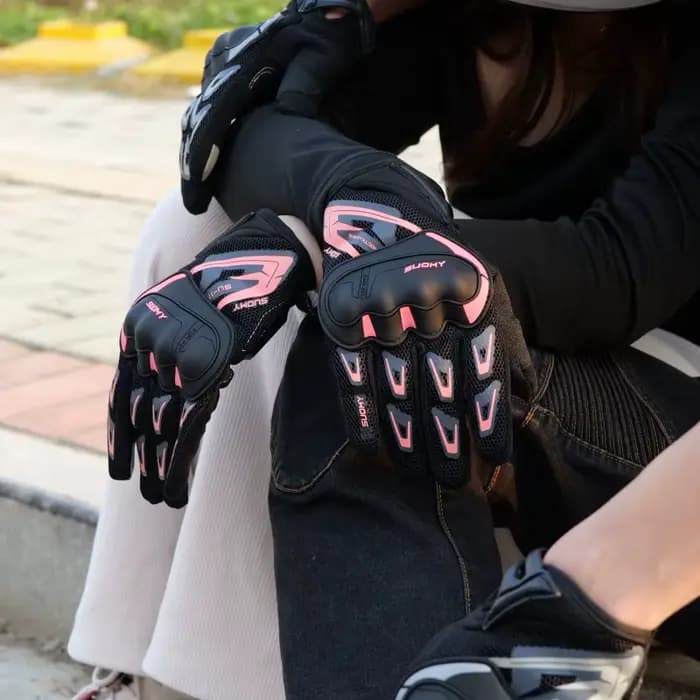 SUOMY SU-11 Gants de moto – Respirants à doigts complets