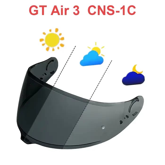 GT AIR 3 – visière de casque photochromique noire