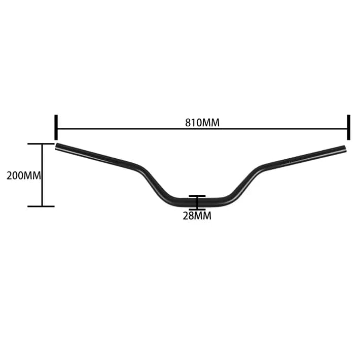 Guidon de moto en aluminium personnalisé