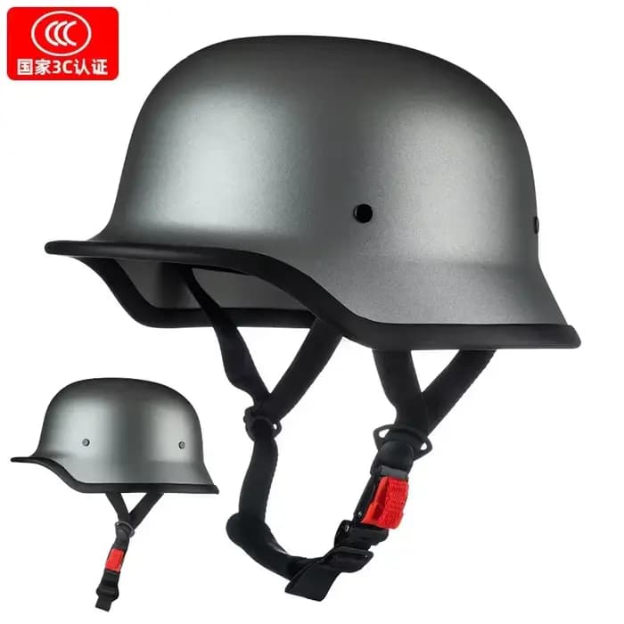Demi-casque de moto pour homme et femme