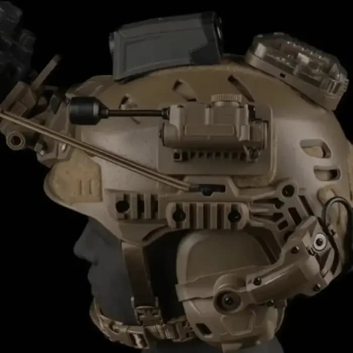 Lampe de casque Sidewinder avec IR et lampe de poche