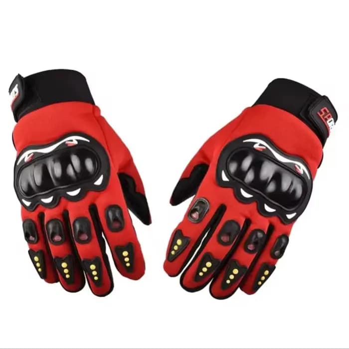 Gants de moto de protection des doigts complets