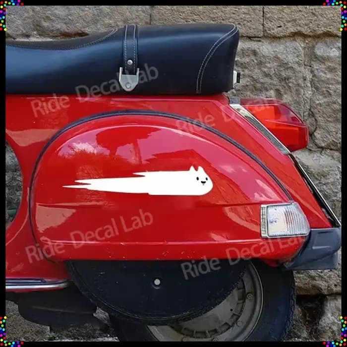 Autocollants en vinyle amusants pour moto