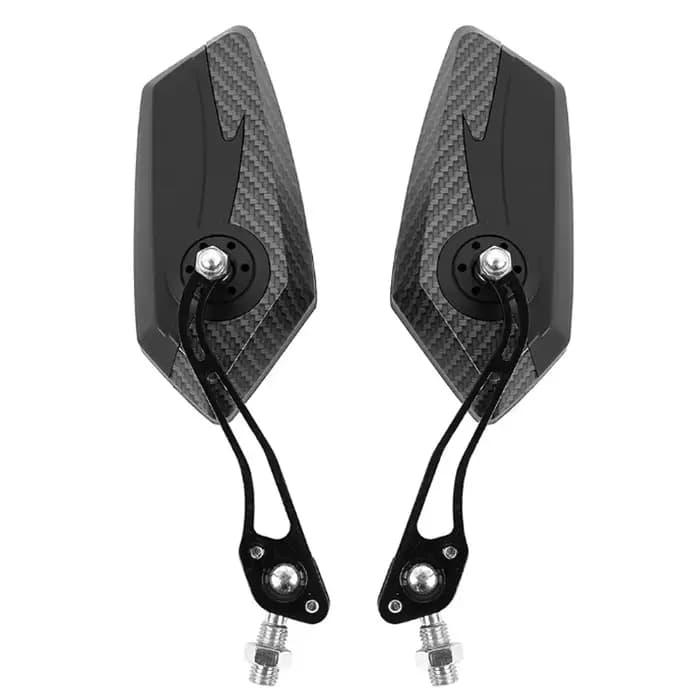 Accessoires de moto, rétroviseurs latéraux bicolores universels M8 M10