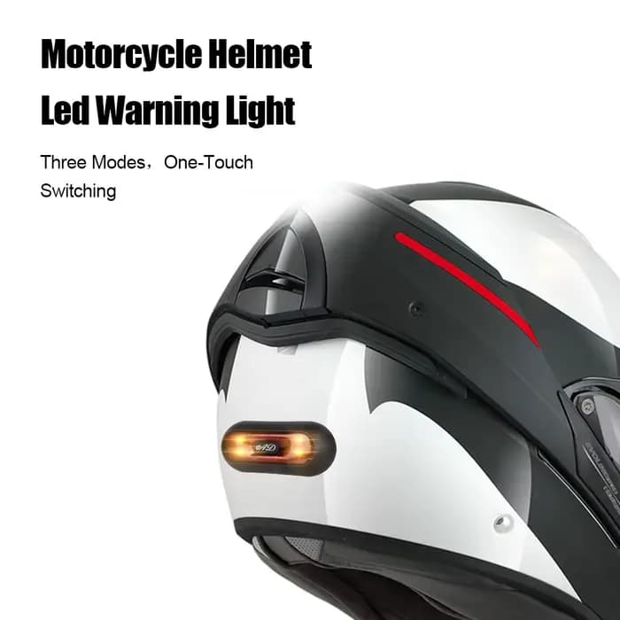 Lumière Stroboscopique à l'iode pour Casque de Moto