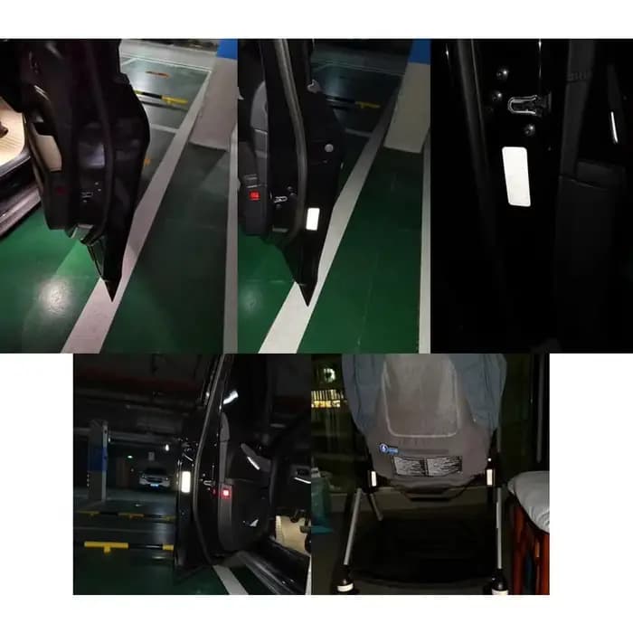 Autocollants noirs invisibles pour casques