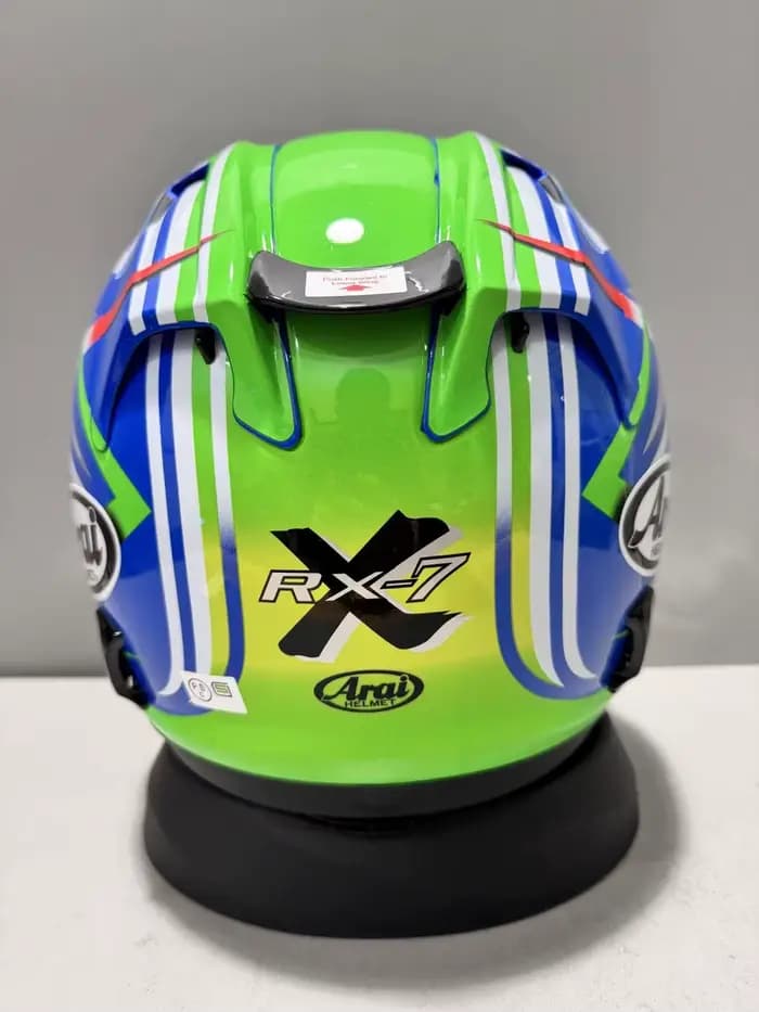 Casque de moto intégral rx7x jian Nakano Green