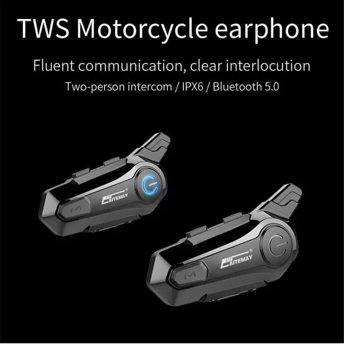 Casque de moto X1 Plus avec interphone BT5.3 800M