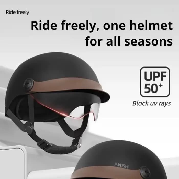Casque Demi-Coque Vintage Certifié 3C