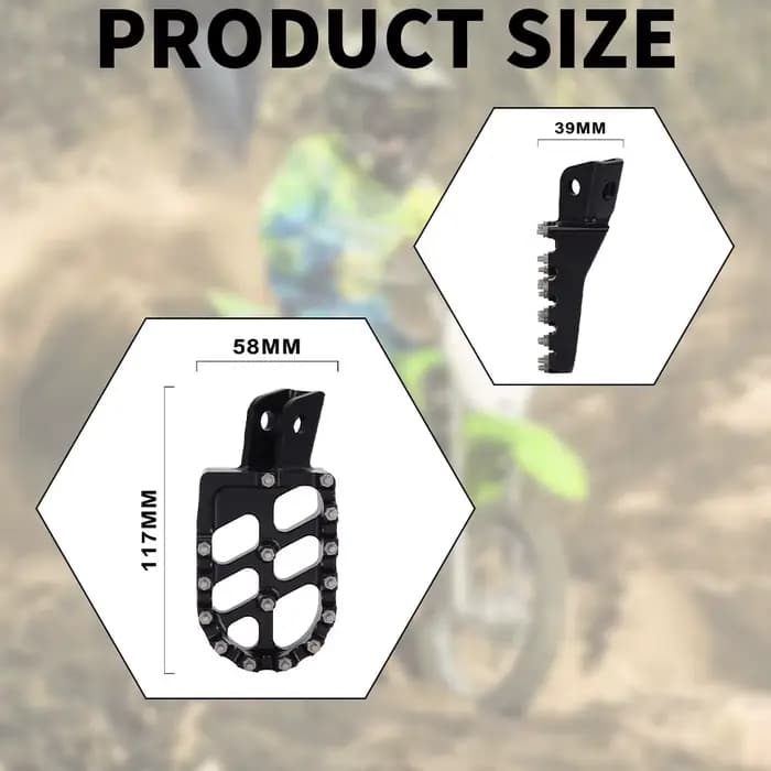 Accessoires de moto repose-pieds pédale