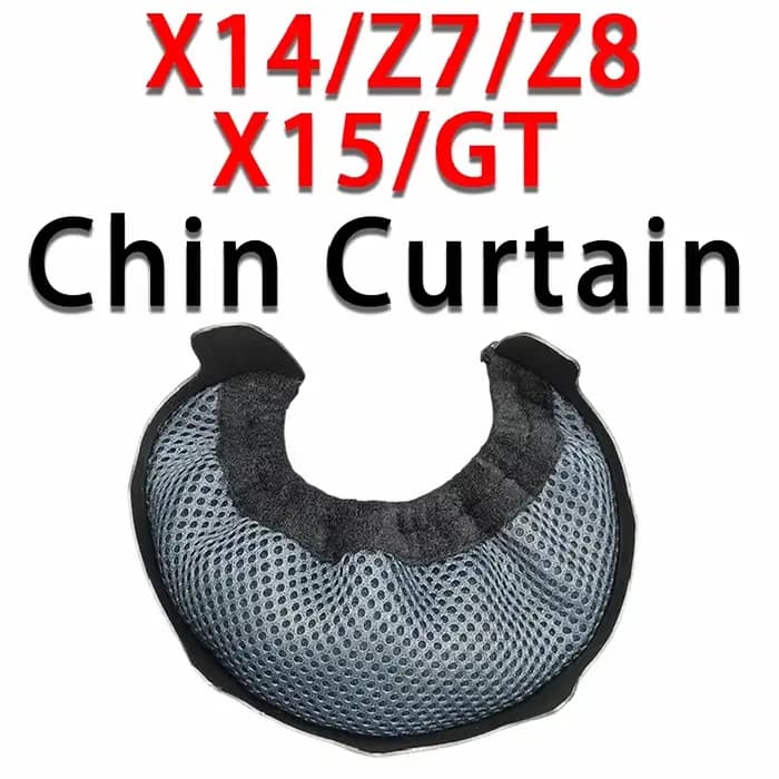 Rideau de menton pour Shoei X14 Z7 X15 Z8 GT AGV K5 K5S K3SV K1