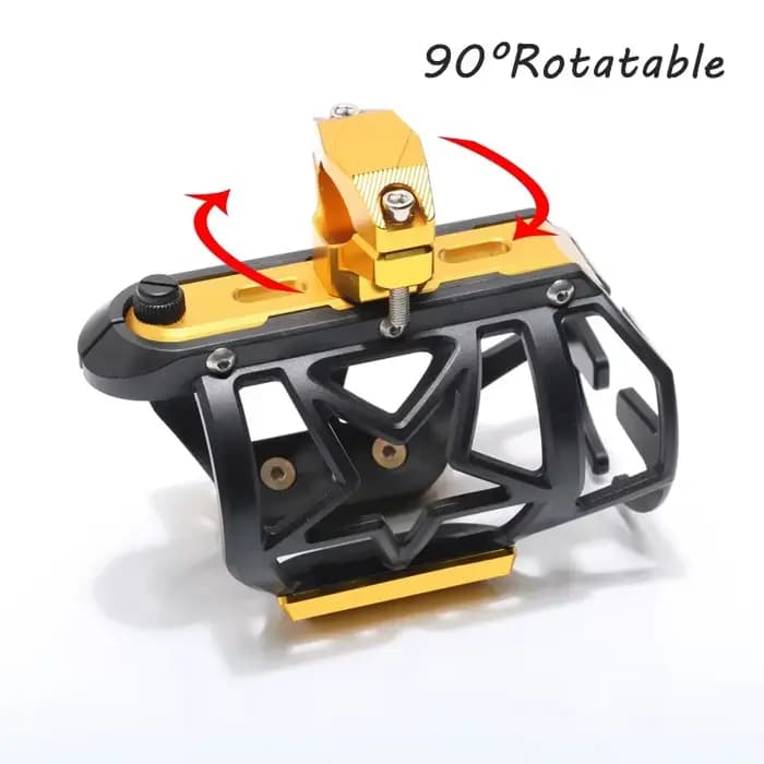 Porte-bouteille de moto en alliage d'aluminium