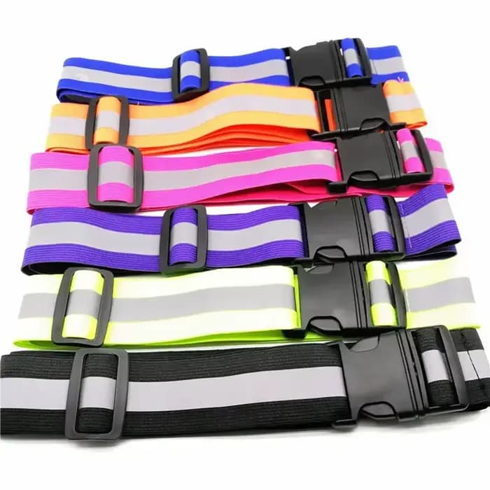 Ceinture réfléchissante de sécurité élastique réglable