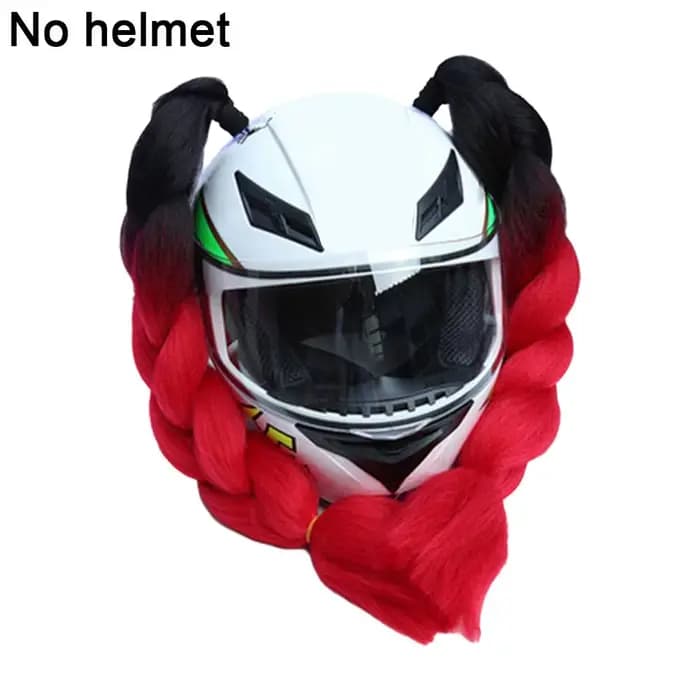 Tresses de décoration de casque de moto