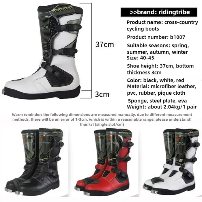 Bottes de Moto 40-45 tailles chaussures