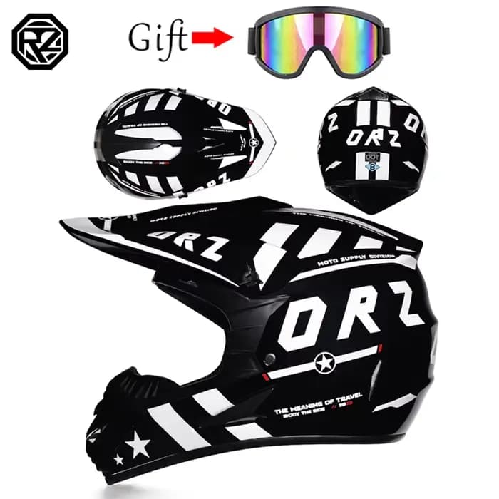Homme femme Motocross casque moto ATV