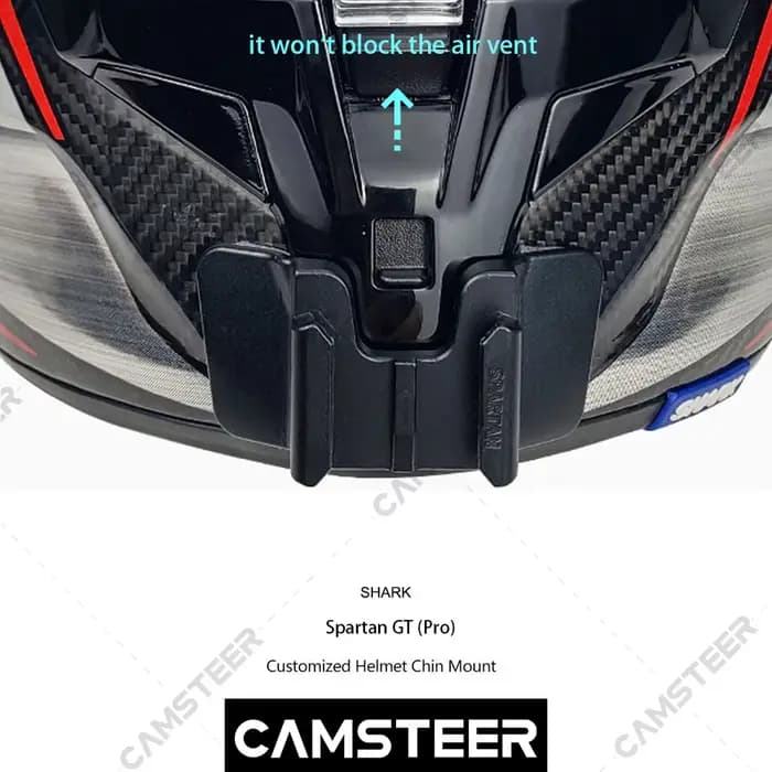 Shark Spartan GT – support de menton pour casque de moto personnalisé