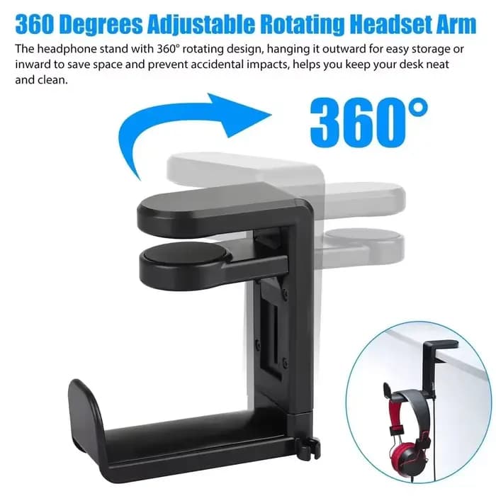 360 ° Support rotatif pour casque