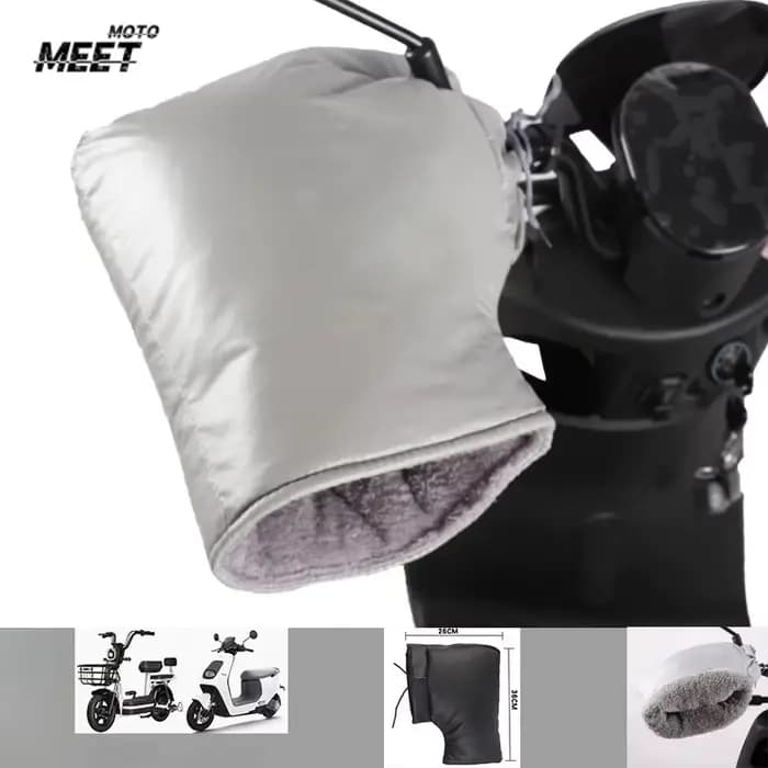 Équipement d'hiver manchons de guidon de moto mitaines gants plus chauds manchettes imperméables couverture de poignée de vélo couvre-mains chauffe-mains