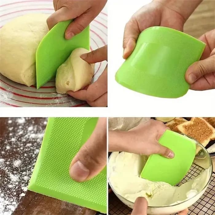 Ensemble d'outils de cuisson polyvalents, spatule à crème pour gâteaux, couteau à pâte et grattoir à beurre avec bords lisses pour des résultats parfaits, 1 pièce