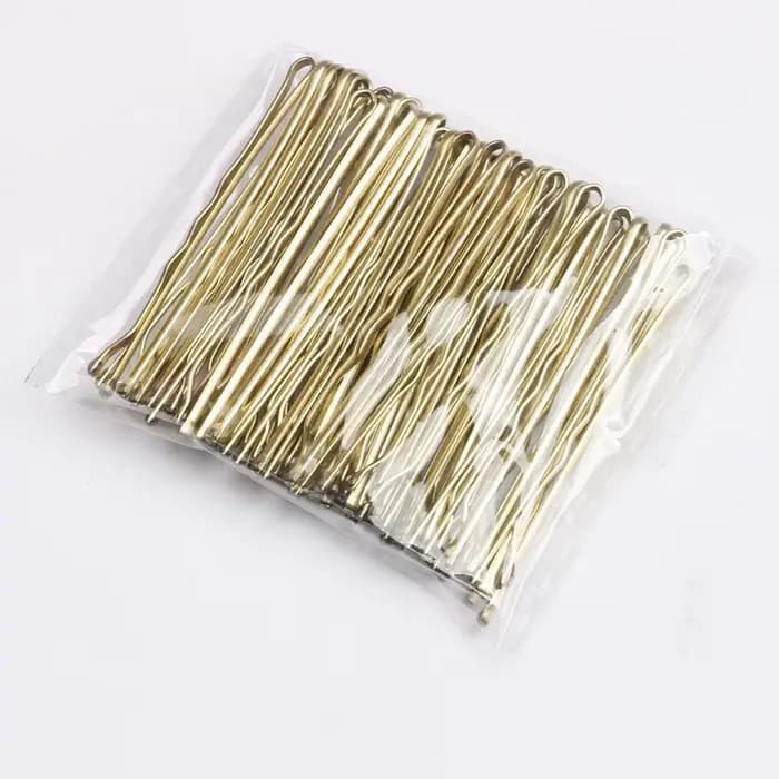 Épingles à cheveux pour femmes, 4 couleurs, 5cm, 50 pièces, pinces à cheveux bouclées, accessoires de coiffure