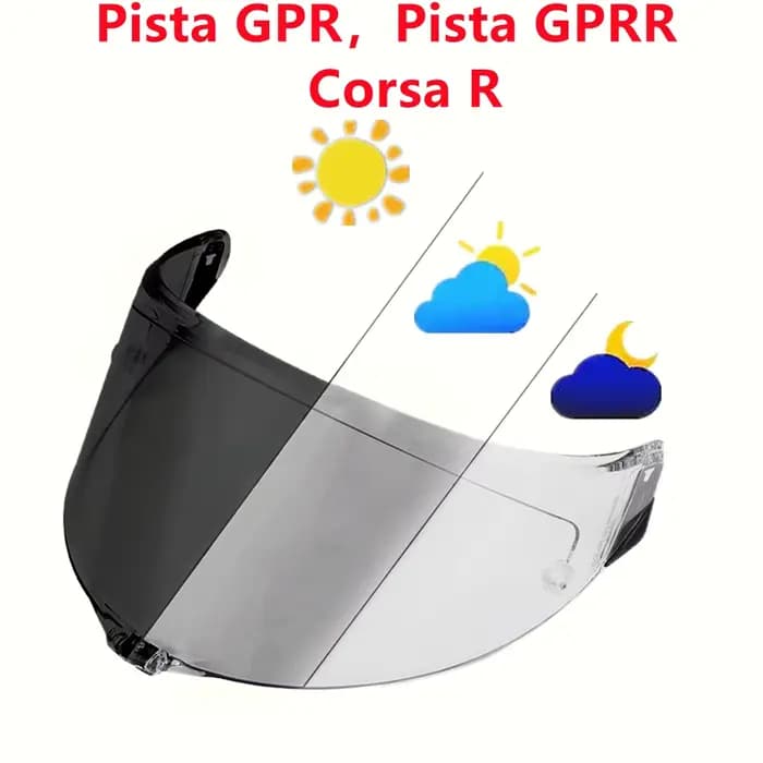 Visière de Casque pour AGV Pista GPR GPRR Corsa R Moto