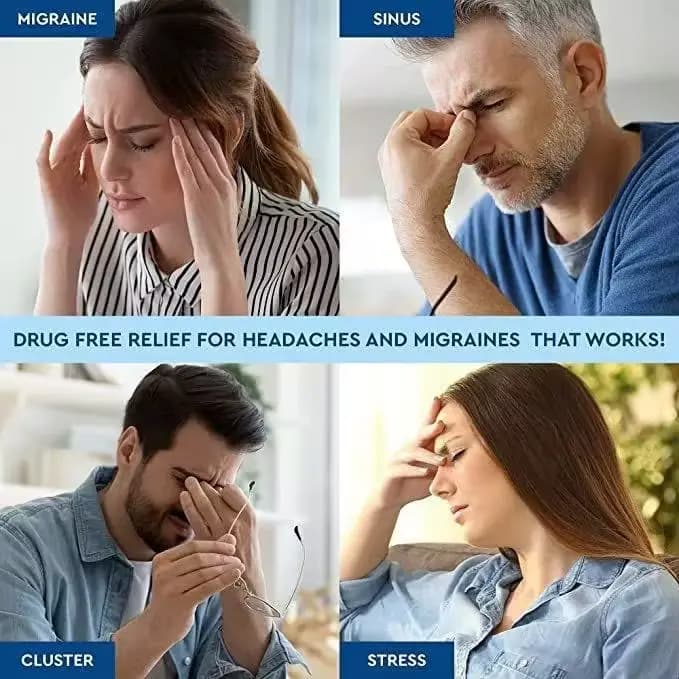 Chapeau de soulagement de la Migraine