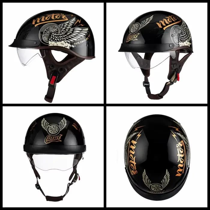 Casque de Moto rétro allemand Casco