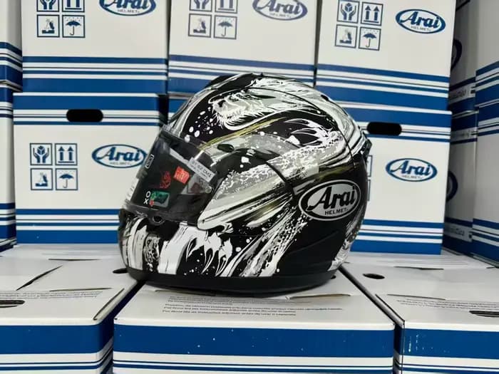 Casque de moto intégral rx7x Kiyonari noir