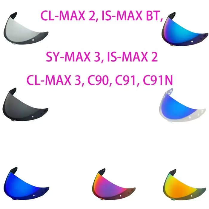 Visière de casque de moto HJ17
