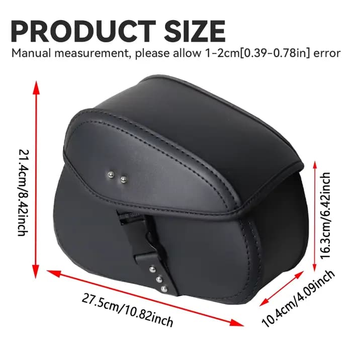 Sacoches de moto, rangement d'outils latéraux