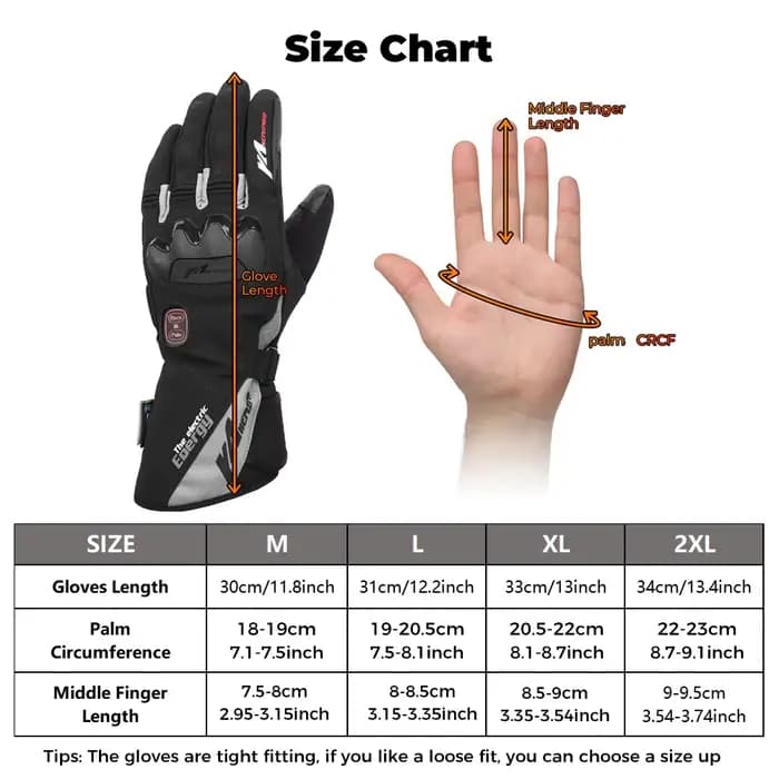 KEMIMOTO – gants chauffants pour motoneige
