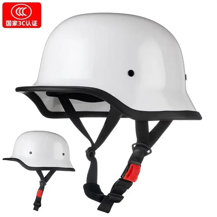 Demi-casque de moto pour homme et femme
