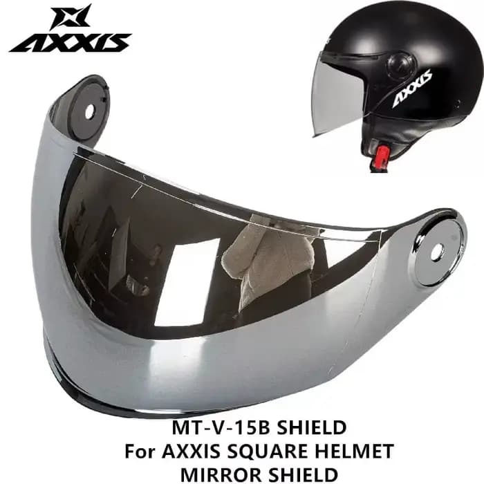 AXXIS MT-V-15/15B casque de moto visière carré ouvert