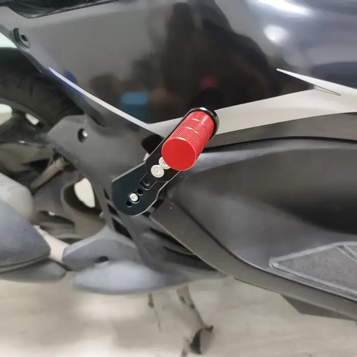 Repose-Pieds Télescopiques Multi-Angles Réglables pour Moto